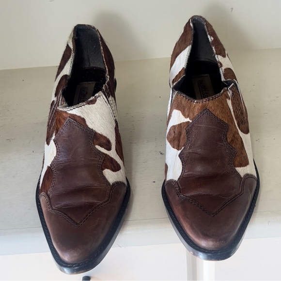 Matisse Women’s Calf Hair Cow Hide Leather Booties Size 8.5 - Picture 3 of 9